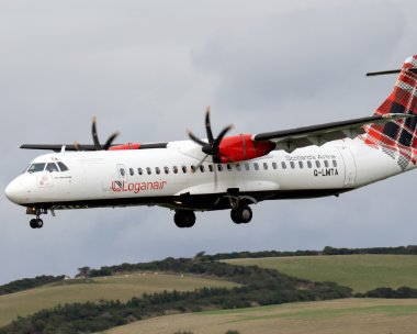 atr72170922 ATR 72 Ronaldsway, Isle of Man